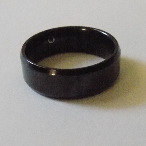 Other - Men's Black Titanium stainless steel Ring size 10